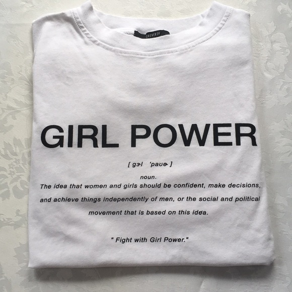 Forever 21 Tops - ❤️FOREVER 21 Girl Power Graphic T S
